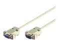 Miniatyrbild 1 av 5: MicroConnect - Seriell förlängningskabel - DB-9 (hane) till DB-9 (hona) - 5 m