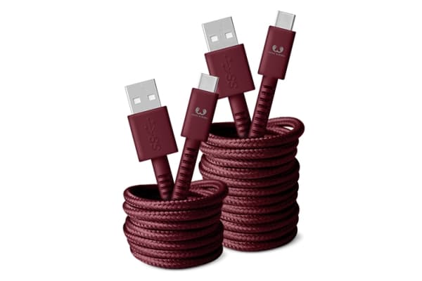 Fresh ''n Rebel 2UCC300RR, 3 m, USB A, USB C, Rød