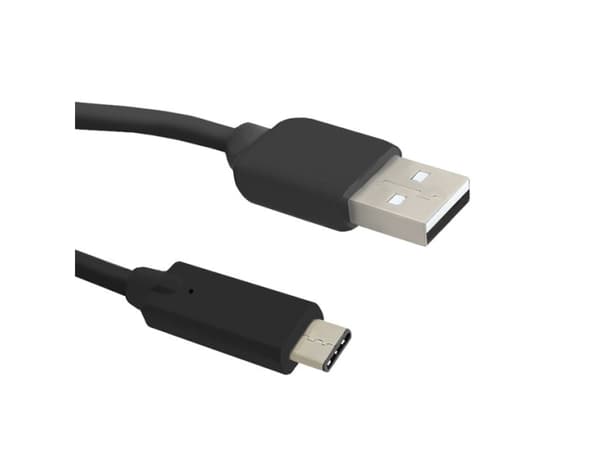 Qoltec - USB-kabel - 24 pin USB-C (hane) till USB (hane) - 25 cm