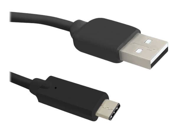 Qoltec - USB-kabel - 24 pin USB-C (hane) till USB (hane) - 25 cm
