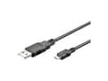 Miniatyrbild 3 av 5: MicroConnect - USB-kabel - mikro-USB typ B (hane) till USB (hane) - 3 m - grå