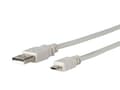 Miniatyrbild 5 av 5: MicroConnect - USB-kabel - mikro-USB typ B (hane) till USB (hane) - 3 m - grå