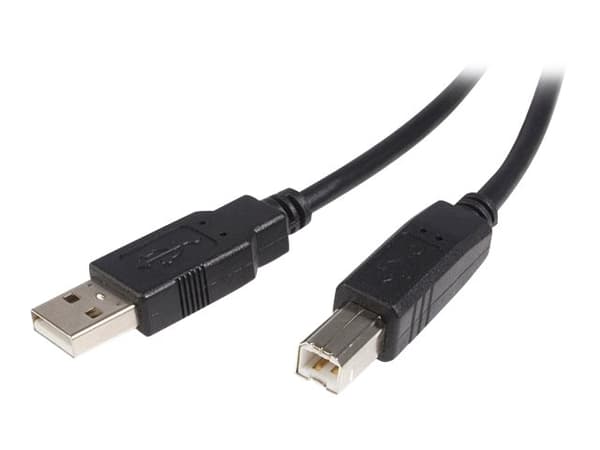 StarTech.com 2 m USB 2.0 A- till B-kabel - M/M - USB-kabel - USB (hane) till USB typ B (hane) - USB 2.0 - 2 m - svart