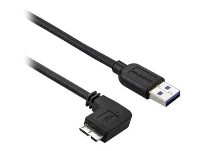 StarTech.com USB3AU2MLS USB-kablar 2 m USB 3.2 Gen 1 (3.1 Gen 1) USB A Micro-USB B Svart