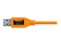 Miniatyrbild 4 av 5: Tether Tools TetherPro - USB-kabel - USB typ A (hane) till 24 pin USB-C (hane) - USB 3.0 - 4.6 m - högsynligt orange