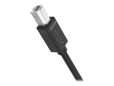Unitek Y-C421GBK - USB-kabel - USB (hann) til USB-type B (hann) - USB 2.0 - 5 m - svart