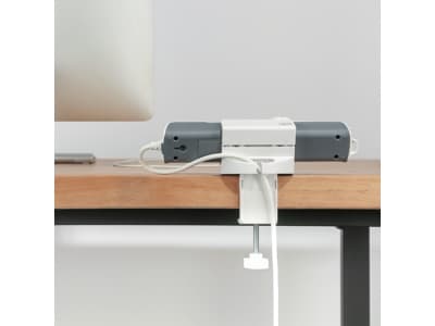 LogiLink KAB0067, Haaroittimen pidike, Valkoinen, Akryylinitriilibutadieenistyreeni (ABS), Silikoni, Terästä, 62 mm, 100 mm, 163 mm