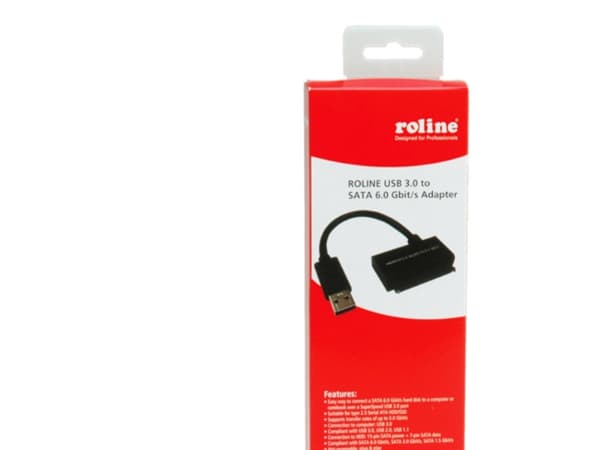 ROLINE 12.02.1043, USB A-tyyppi, SATA, Musta, 5 Gbit/s, Windows 2000, Windows 8, Windows 8 Enterprise, Windows 8 Enterprise x64, Windows 8 Pro, Windo