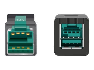 Delock - PoweredUSB-forlængerkabel - USB PlusPower (12 V) (han) til USB PlusPower (12 V) (hun) - 12 V - 2 m - lajittelu