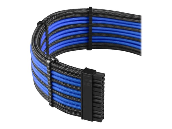 CableMod PRO-sarjan ModMesh C-sarjan AXi, HXi &amp; RM kaapelipakkaus - Strømkabelpakke - formet - sort/blå