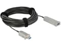 Pikkukuva 4 / 5: DeLOCK 20m USB3.0-A + USB Micro-B/USB3.0-A, 20 m, USB A, USB A/Micro-USB B, USB 3.2 Gen 1 (3.1 Gen 1), Uros/naaras, Musta, Hopea