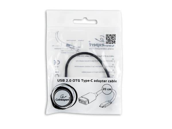 Cablexpert - USB-adapter - 24 pin USB-C (hann) til USB (hunn) - USB 2.0 OTG - 20 cm