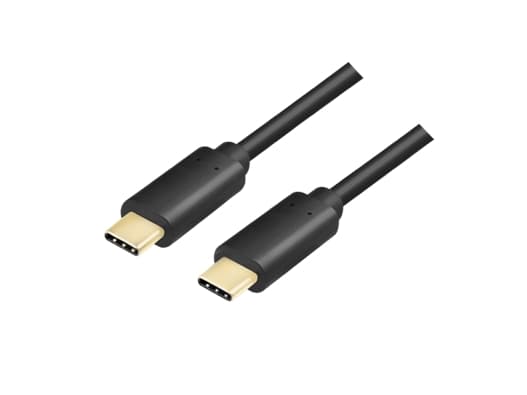 LogiLink CU0129, 1 m, USB C, USB C, USB 3.2 Gen 2 (3.1 Gen 2), 10 Gbit/s, Sort
