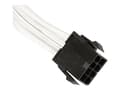 Miniatyrbilde 1 av 5: Phanteks - Strømforlengelseskabel - 8-pins PCIe-strøm (6+2) (hunn) til 8-pins PCIe-strøm (hann) - 50 cm - hvit