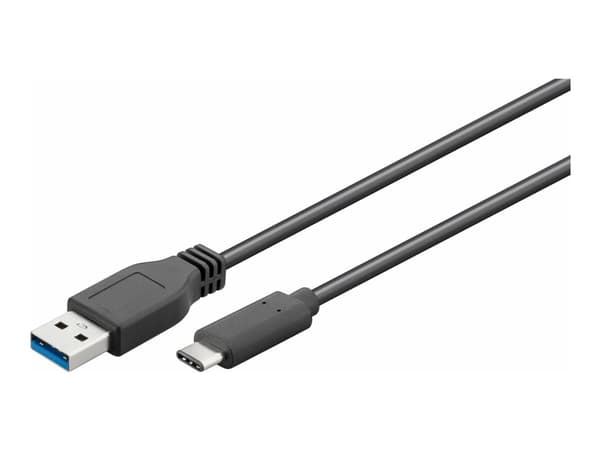 MicroConnect - USB-kabel - USB-C (hane) till USB typ A (hane) - USB 3.2 Gen 1 - 3 m - svart