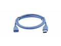 Miniatyrbild 1 av 2: Kramer Electronics C-USB3/MICROB, 1,8 m, USB A, Micro-USB B, USB 3.2 Gen 1 (3.1 Gen 1), 4,8 Gbit/s, Blå