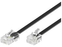 RJ11-RJ45 5M M/M Black 6P/4C-8P/4C