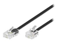 RJ11-RJ45 5M M/M Black 6P/4C-8P/4C