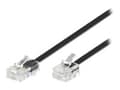 Pikkukuva 1 / 5: RJ11-RJ45 5M M/M Black 6P/4C-8P/4C