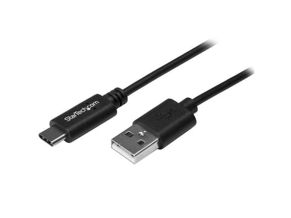 StarTech.com USB to USB C Cable - 2 m USB 2.0 Type C Cable 10 Pack - USB-kabel - USB (hann) til 24 pin USB-C (hann) - USB 2.0 - 2 m - svart (en pakke