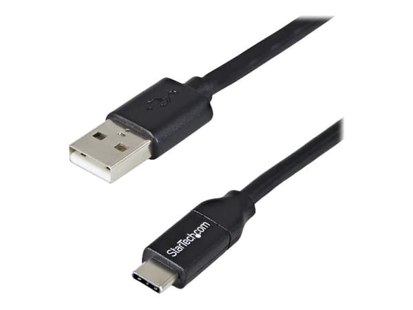 StarTech.com USB to USB C Cable - 2 m USB 2.0 Type C Cable 10 Pack - USB-kabel - USB (hann) til 24 pin USB-C (hann) - USB 2.0 - 2 m - svart (en pakke