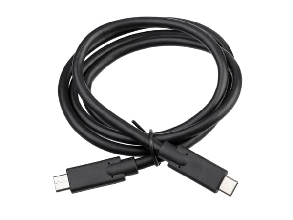 Akyga AK-USB-25 - USB-kaapeli - USB-C (uros) - USB-C (uros) - USB 3.1 - 1 m - musta