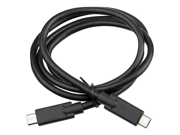 Akyga AK-USB-25 - USB-kaapeli - USB-C (uros) - USB-C (uros) - USB 3.1 - 1 m - musta