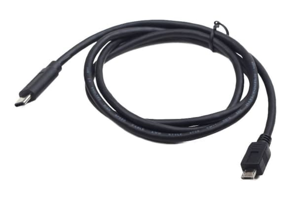 Cablexpert - USB-kabel - 24 pin USB-C (hane) till mikro-USB typ B (hane) - USB 2.0 - 1.8 m - formpressad, reversibel C-kontakt - svart