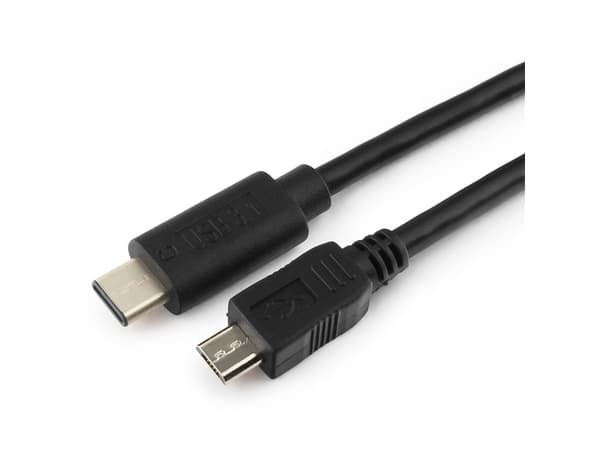 Cablexpert - USB-kabel - 24 pin USB-C (hane) till mikro-USB typ B (hane) - USB 2.0 - 1.8 m - formpressad, reversibel C-kontakt - svart