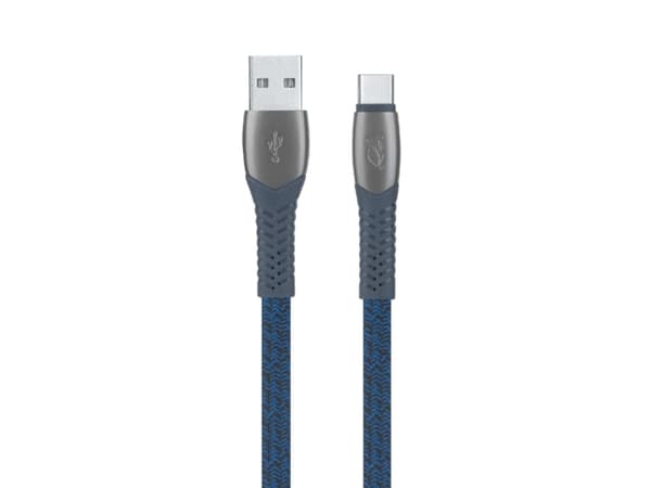 Rivacase PS6102 BL12, 1,2 m, USB C, USB A, USB 2.0, 0,48 Gbit/s, Blå
