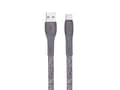 Miniatyrbild 2 av 5: Rivacase PS 6102 GR12, 1,2 m, USB C, USB A, USB 2.0, 0,48 Gbit/s, Grå