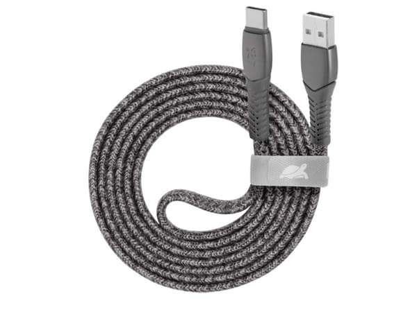 Rivacase PS 6102 GR12, 1,2 m, USB C, USB A, USB 2.0, 0,48 Gbit/s, Grå