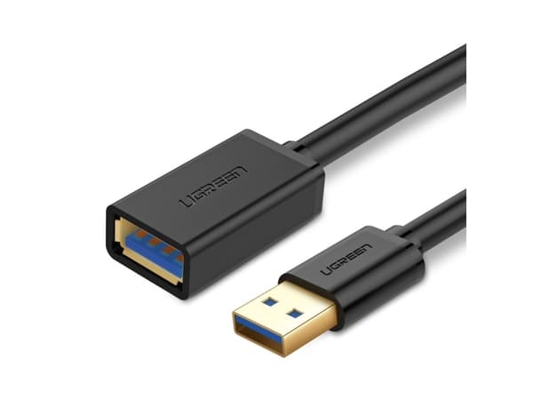 Ugreen 10373, 2 m, USB A, USB A, USB 3.2 Gen 1 (3.1 Gen 1), Svart
