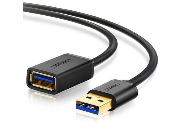 Ugreen 10373, 2 m, USB A, USB A, USB 3.2 Gen 1 (3.1 Gen 1), Svart