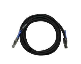 QNAP - SAS ekstern kabel - SAS 12Gbit/s - 36 pin 4x Mini SAS HD (SFF-8644) (hann) til 36 pin 4x Mini SAS HD (SFF-8644) (hann) - 3 m - svart - for QNA