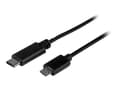 Miniatyrbilde 1 av 5: StarTech.com USB2CUB50CM USB-kabel 0,5 m USB 2.0 USB C Micro-USB B Sort