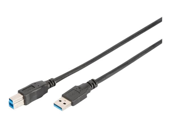 DIGITUS DB-300115-018-S - USB-kabel - USB typ A (hane) till USB Type B (hane) - USB 3.1 - 1.8 m - formpressad - svart