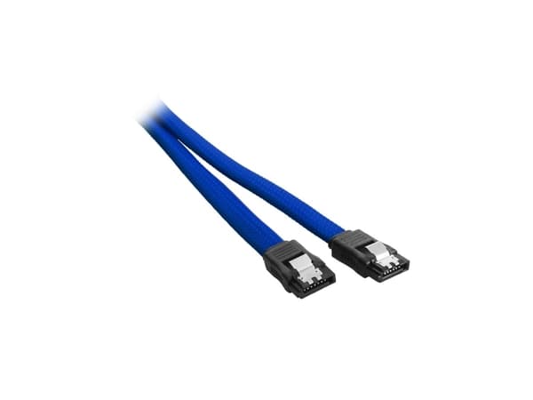 CableMod ModMesh - SATA-kabel - Serial ATA 150/300/600 - SATA (hunn) til SATA (hunn) - 60 cm - blå