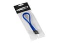 Miniatyrbilde 1 av 5: CableMod ModMesh - SATA-kabel - Serial ATA 150/300/600 - SATA (hunn) til SATA (hunn) - 60 cm - blå