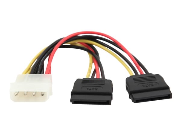Cablexpert - Strømadapter - SATA-strøm (hann) til 4-pin intern strøm (hann) - 30 cm