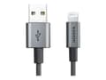 Miniatyrbild 3 av 5: ADATA - Lightning-kabel - USB hane till Lightning hane - 1 m - skärmad - titan