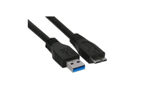 InLine 35410, 1 m, USB A, Micro-USB B, USB 3.2 Gen 1 (3.1 Gen 1), 5 Gbit/s, Svart