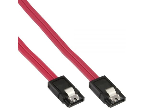 InLine 27310, 1 m, SATA I, Röd