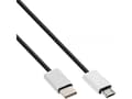 Miniatyrbilde 4 av 4: InLine 35844, 1,5 m, Micro-USB B, USB C, USB 2.0, Hankjønn/hankjønn, Sort