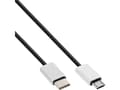Miniatyrbilde 2 av 4: InLine 35844, 1,5 m, Micro-USB B, USB C, USB 2.0, Hankjønn/hankjønn, Sort