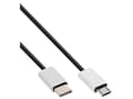 Miniatyrbilde 1 av 4: InLine 35844, 1,5 m, Micro-USB B, USB C, USB 2.0, Hankjønn/hankjønn, Sort