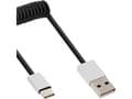 Miniatyrbild 2 av 4: InLine 35871, 1 m, USB A, USB C, USB 2.0, hane/kvinna, svart