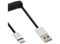 Miniatyrbild 1 av 4: InLine 35871, 1 m, USB A, USB C, USB 2.0, hane/kvinna, svart
