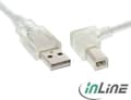 Pikkukuva 4 / 5: InLine 3m USB 2.0 AM/BM, 3 m, USB A, USB B, Uros/uros, 480 Mbit/s, Läpinäkyvä