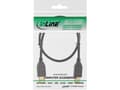 Miniatyrbild 3 av 5: InLine 34318S, 2 m, USB A, USB A, USB 2.0, hane/kvinna, svart